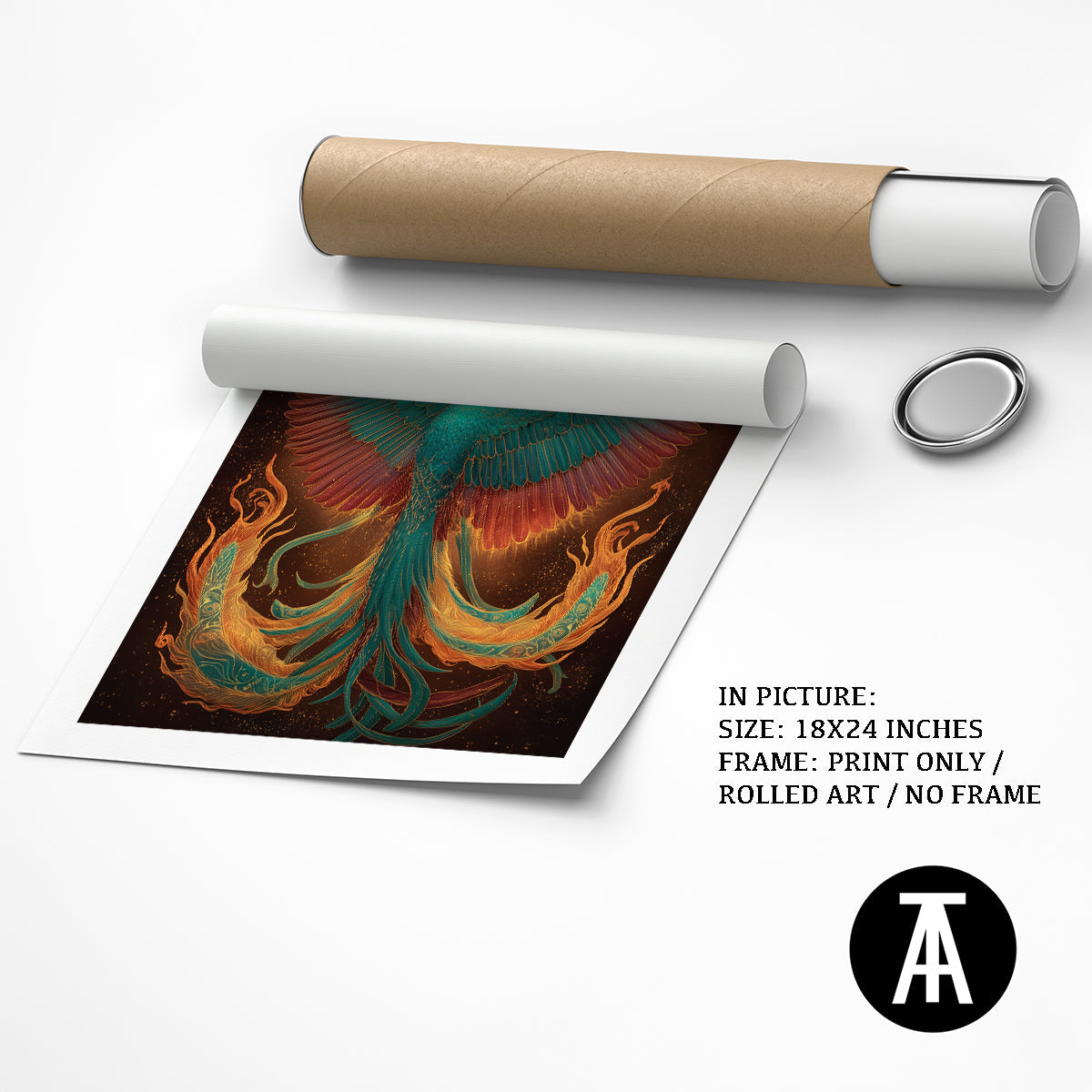 Artwork as Print Only or Rolled Art