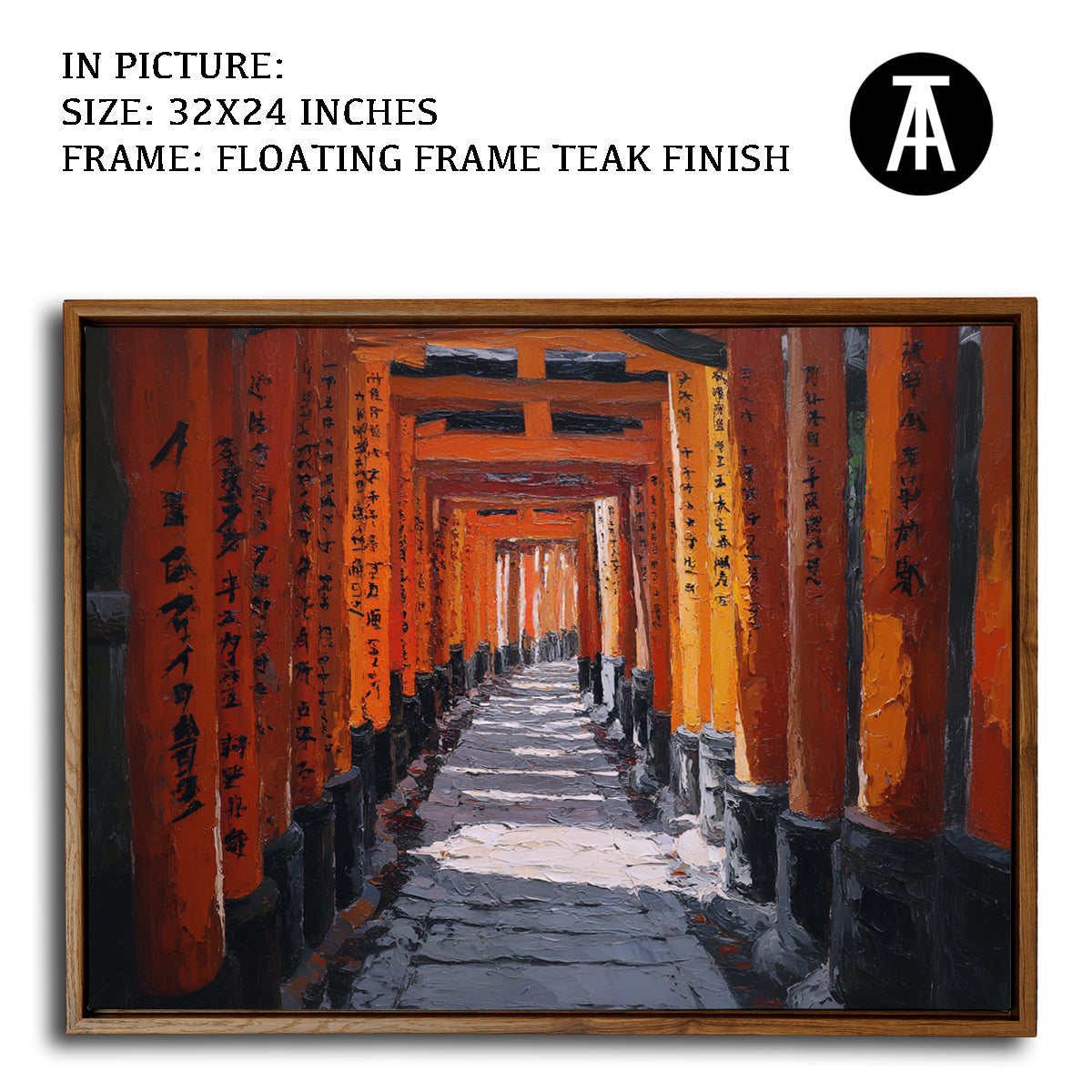 Artwork in Floating Frame