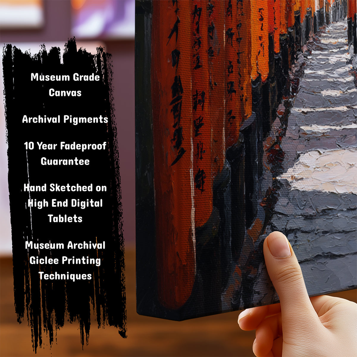 Information about Japanese Canvas Art Print