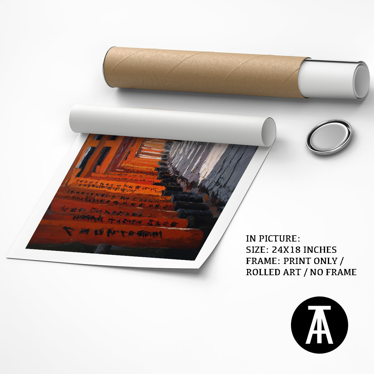 Artwork as Print Only or Rolled Art