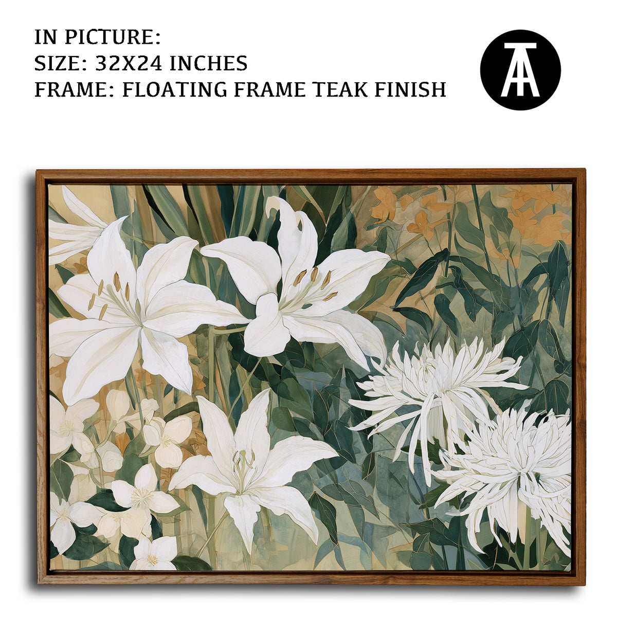 Artwork in Floating Frame