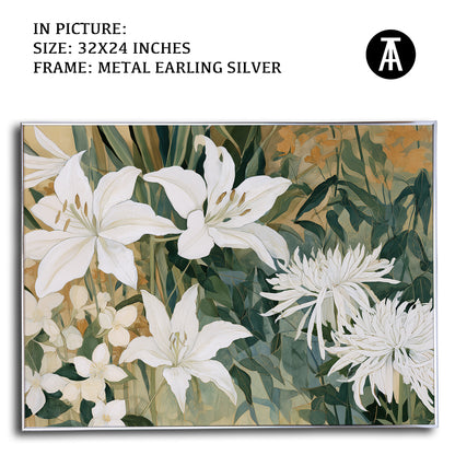 Artwork in Metal Earling Silver Frame