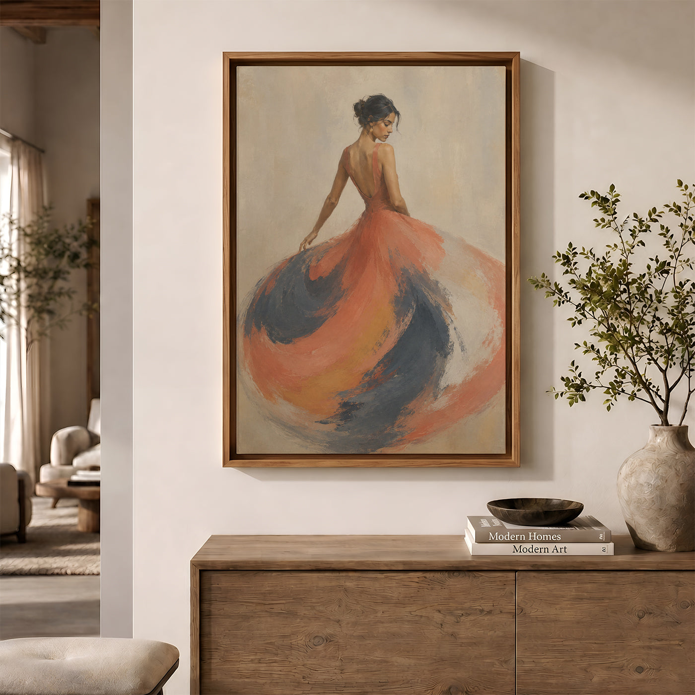Painting in a Lifestyle Setting