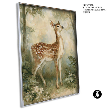Artwork in Metal Earling Silver Frame