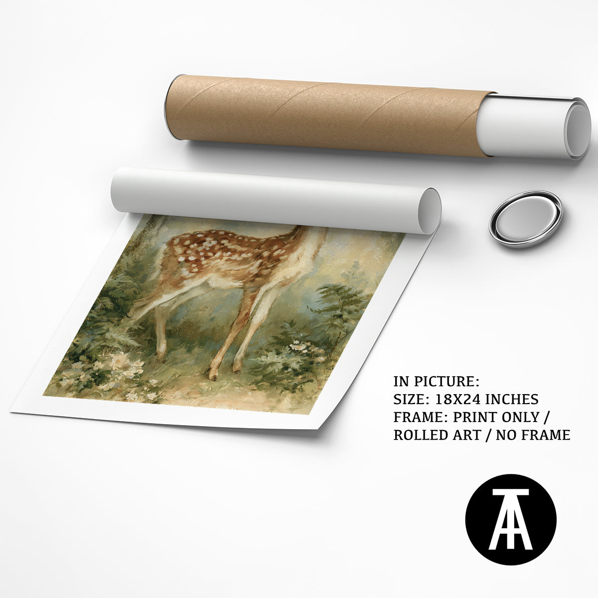 Artwork as Print Only / Rolled Art