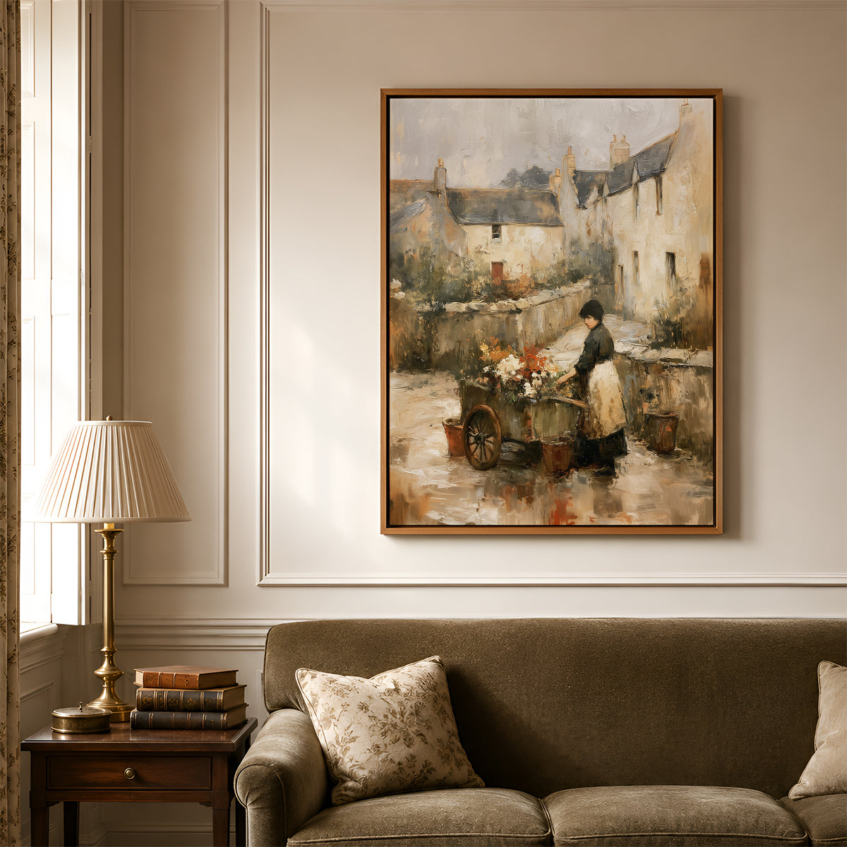 Painting in a Lifestyle Setting