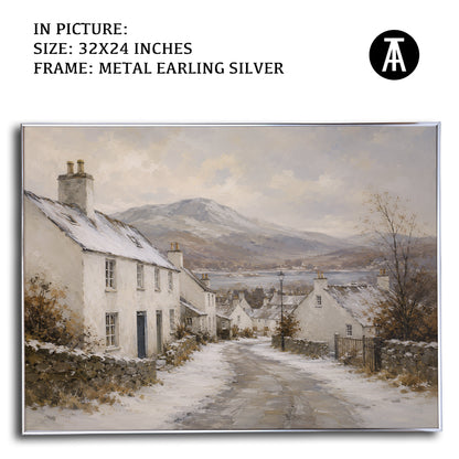 Artwork in Metal Earling Silver Frame