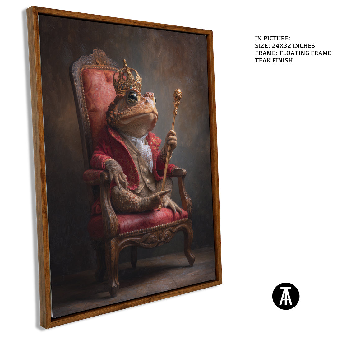 Sample Artwork in Floating Frame