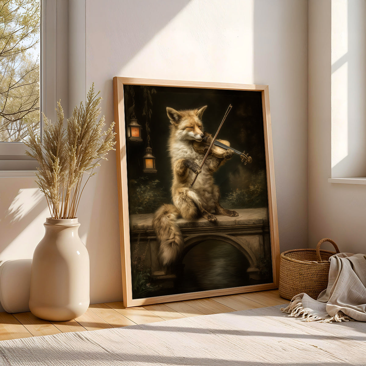 Painting in a Lifestyle Setting