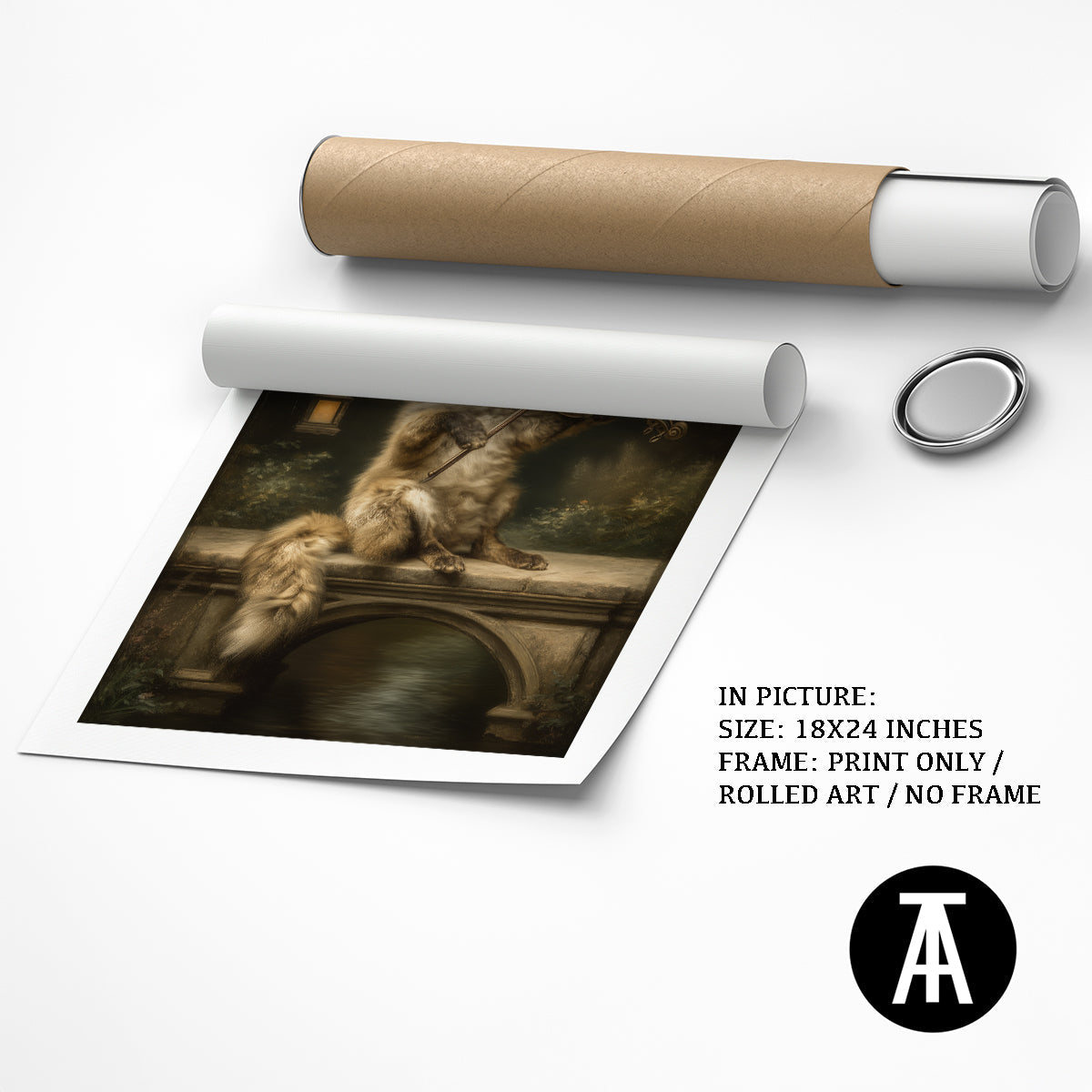 Artwork as Print Only or Rolled Art