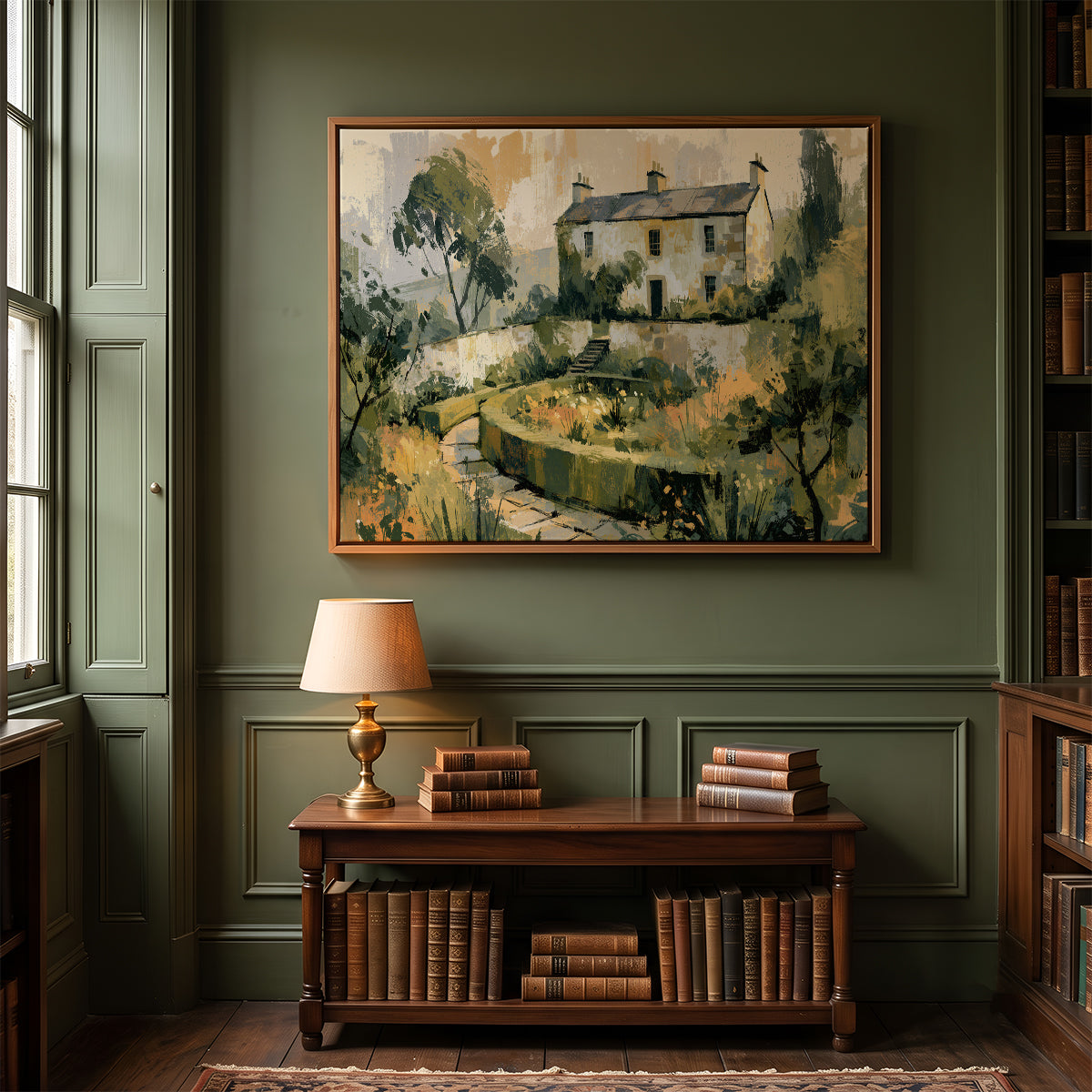 Painting in a Lifestyle Setting