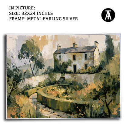Artwork in Metal Earling Silver Frame