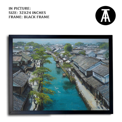 Artwork in Metal Earling Silver Frame