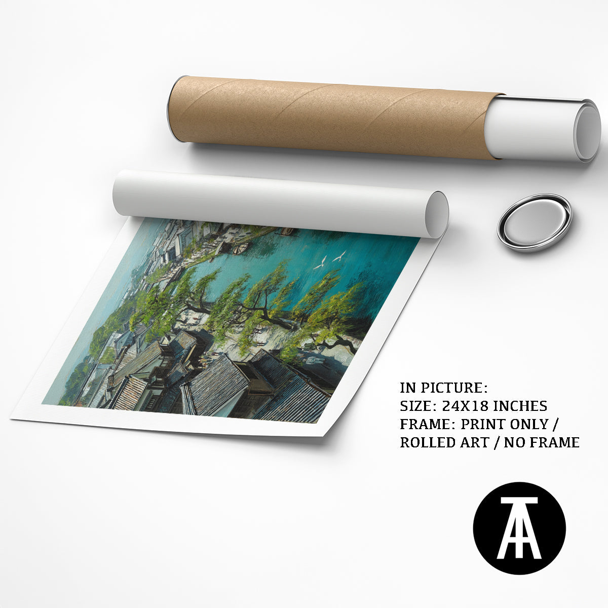 Artwork as Print Only or Rolled Art