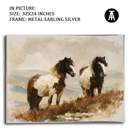 Artwork in Metal Earling Silver Frame