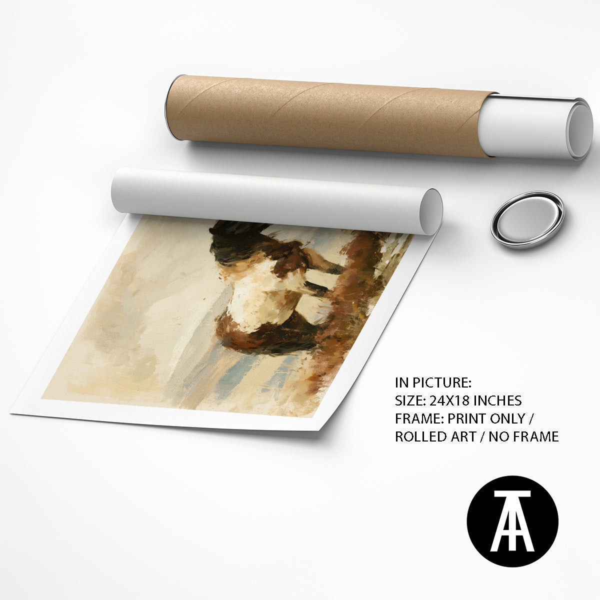 Artwork as Print Only or Rolled Art