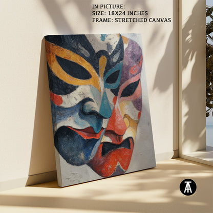 Artwork in Natural Wood Frame