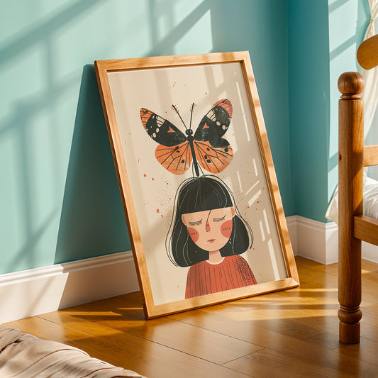 Praha Bohemian Artwork in a Lifestyle Setting