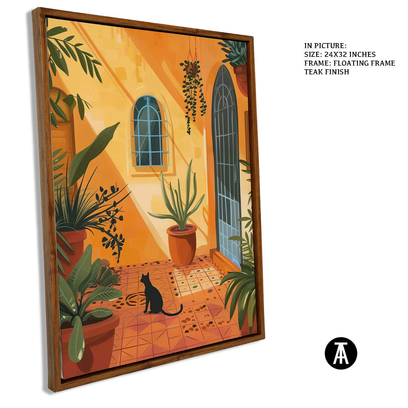 Artwork in Floating Frame