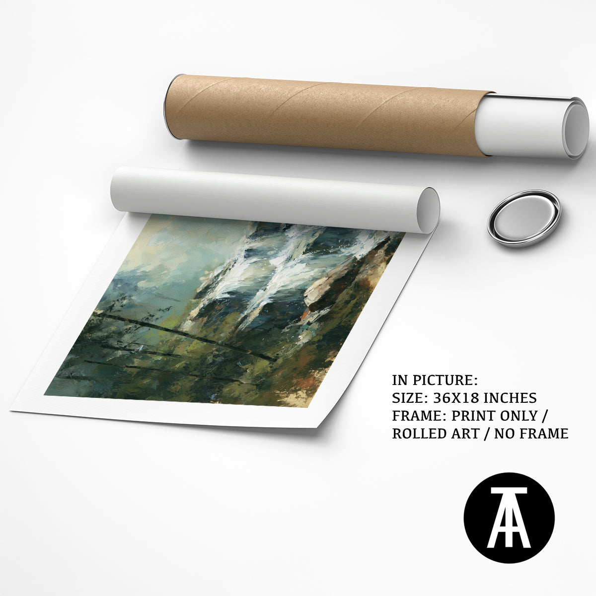 Artwork as Print Only / Rolled Art