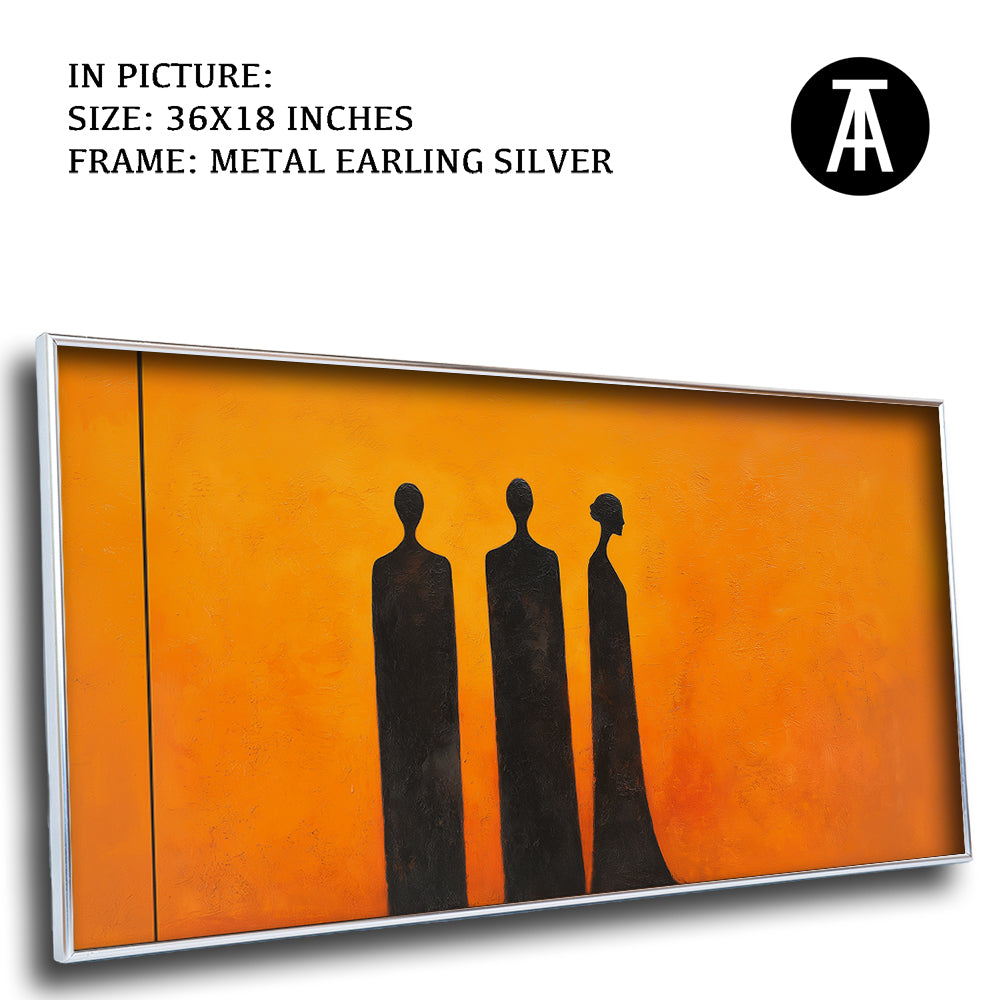 Artwork in Metal Earling Silver Frame