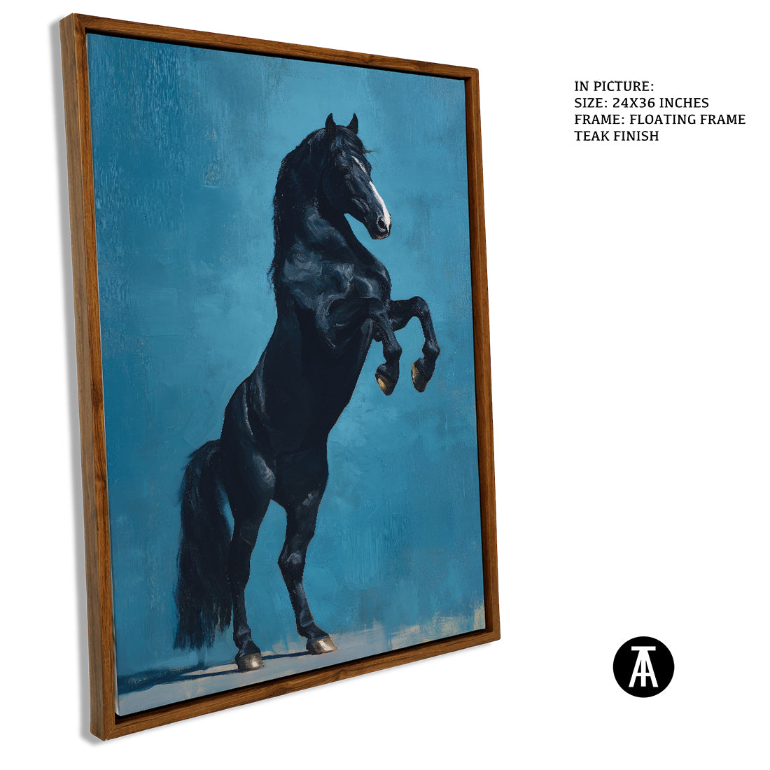Sample Artwork in Floating Frame