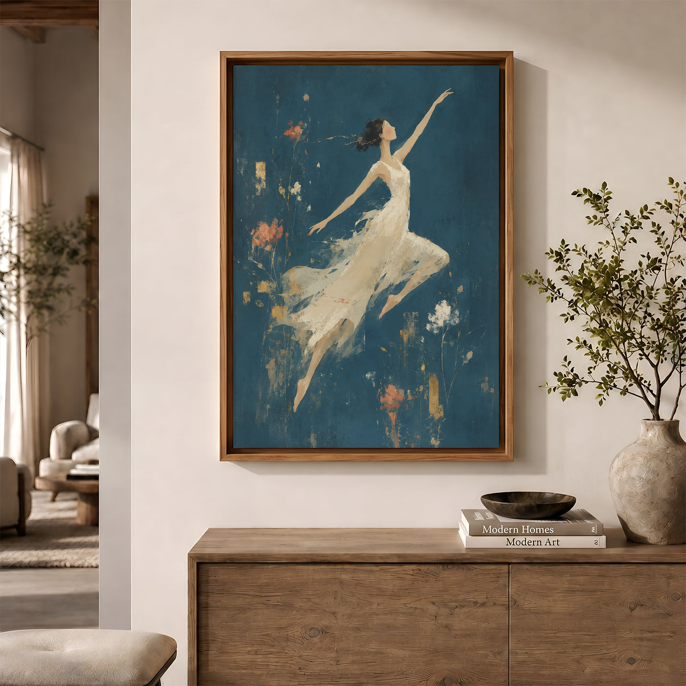 Painting in a Lifestyle Setting