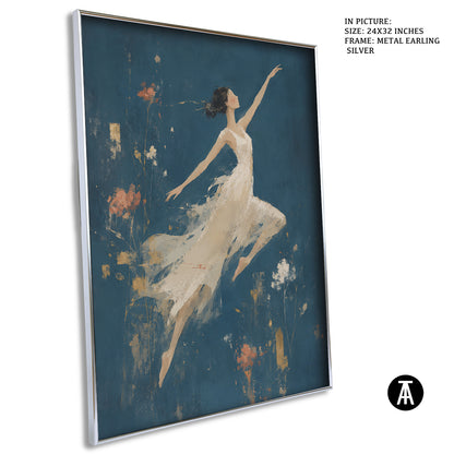 Artwork in Metal Earling Silver Frame