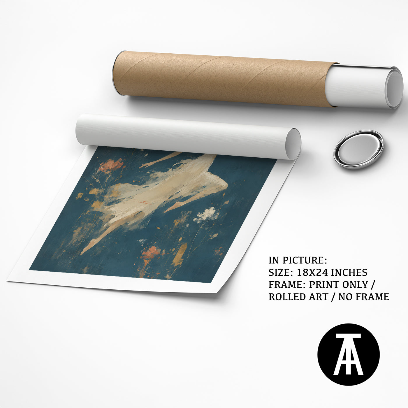 Artwork as Print Only or Rolled Art