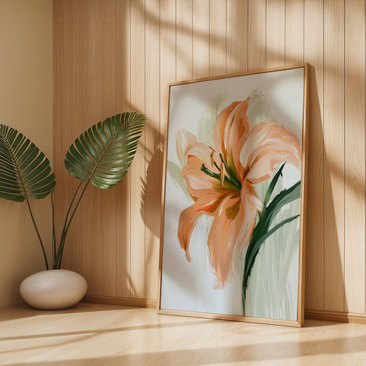 Floral Painting in a Lifestyle Setting