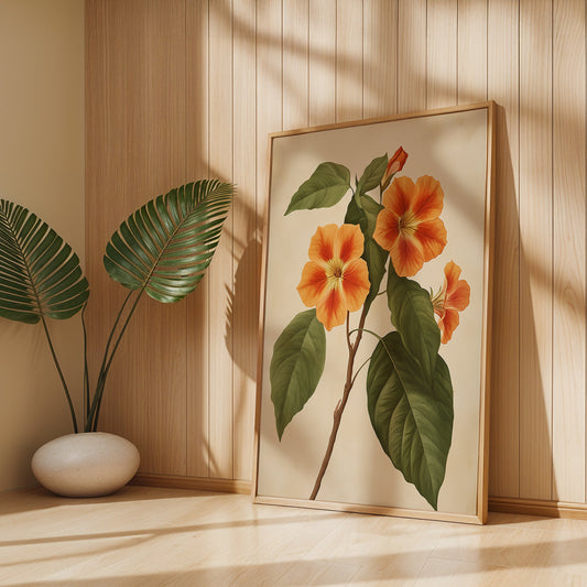 Floral Painting in a Lifestyle Setting