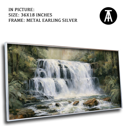 Artwork in Metal Earling Silver Frame
