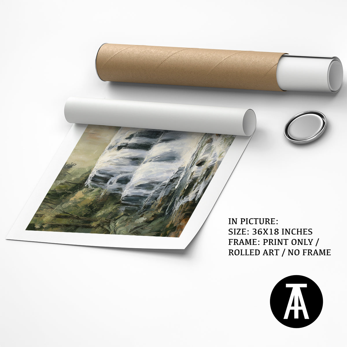 Artwork as Print Only / Rolled Art