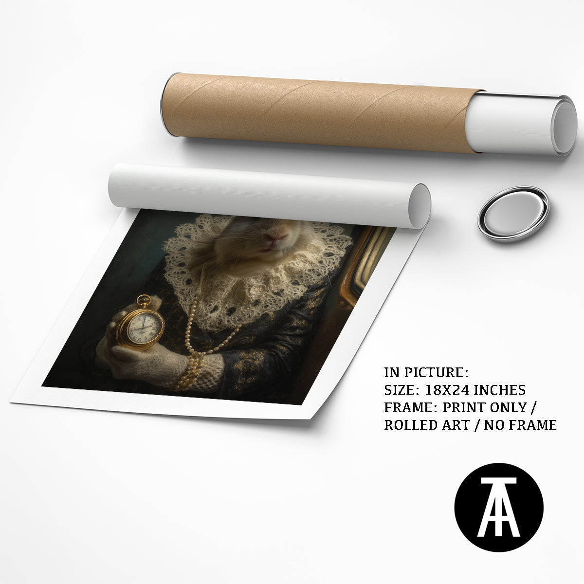 Artwork as Print Only or Rolled Art