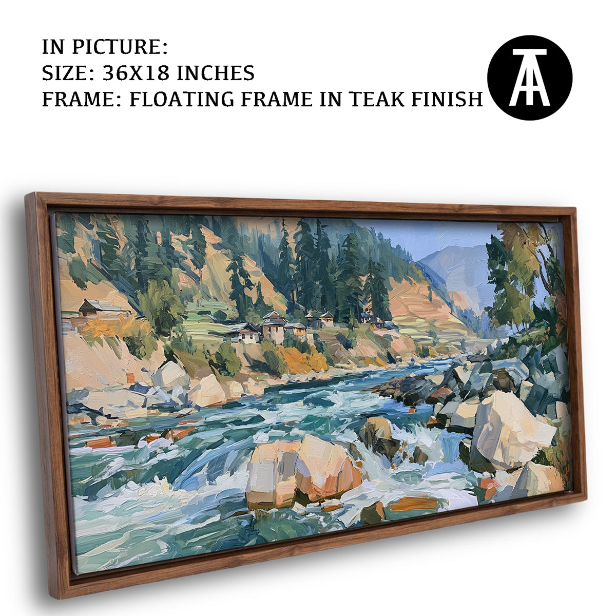 Artwork in Floating Frame