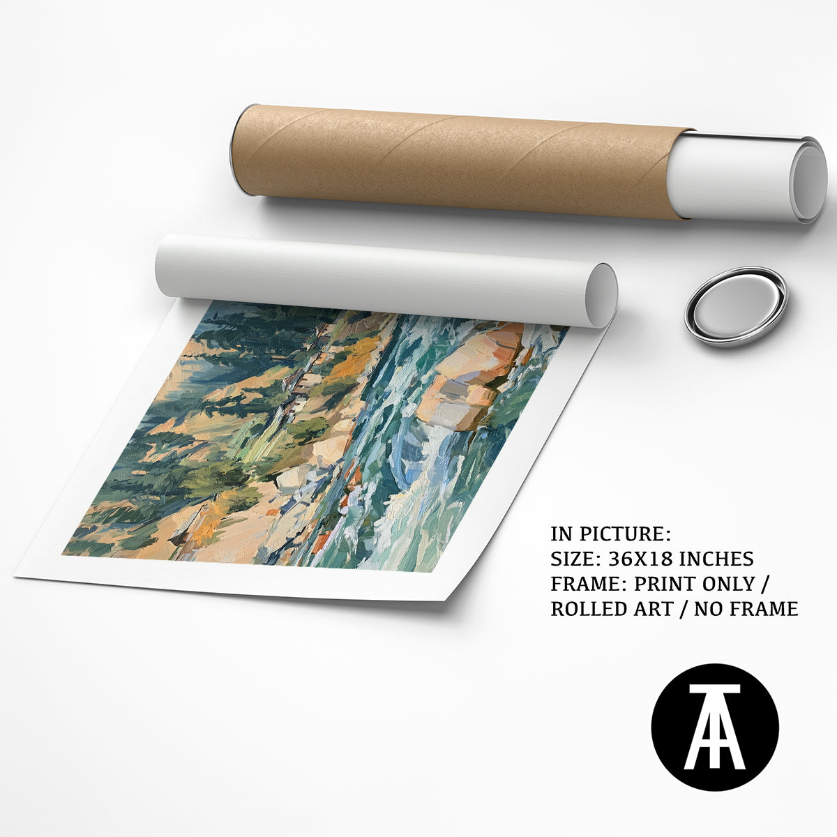 Artwork as Print Only or Rolled Art