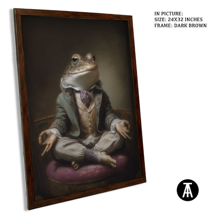 Artwork in Dark Brown Frame