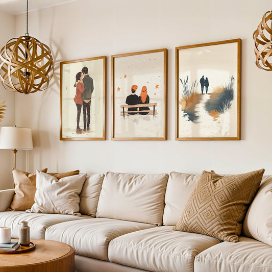 Gallery Wall Set in Lifestyle Setting