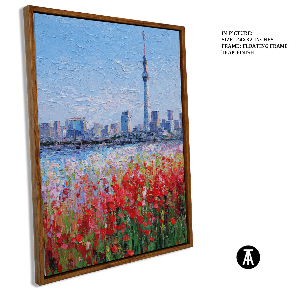 Artwork in Floating Frame