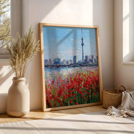 Japanese Painting in a Lifestyle Setting