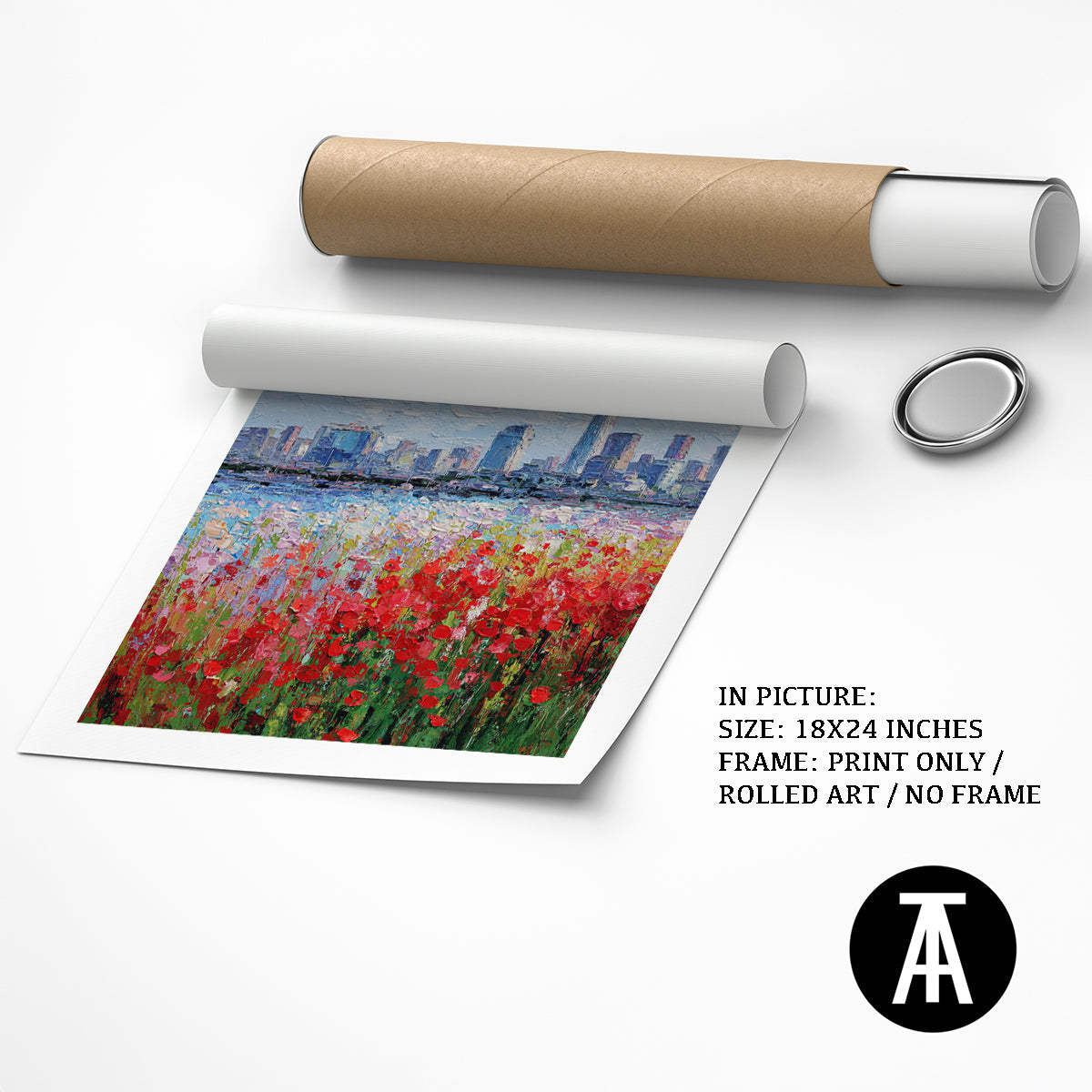 Artwork as Print Only or Rolled Art