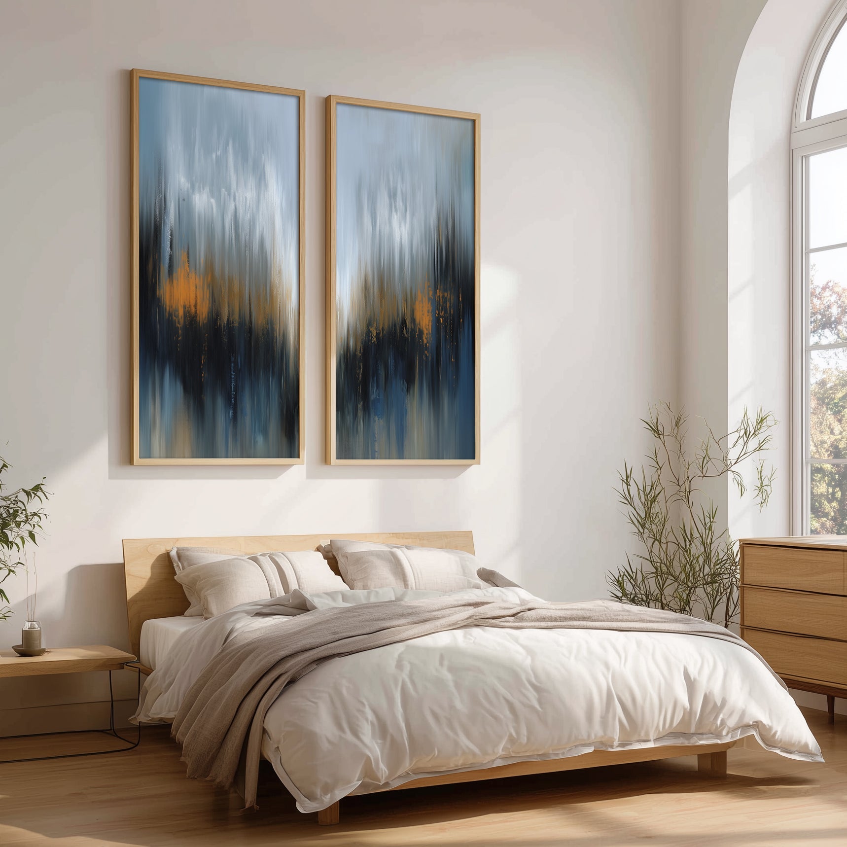 Abstract Artwork Set in a Lifestyle Setting