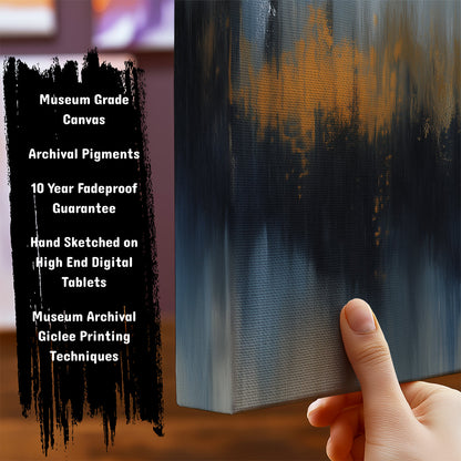 Information about Abstract Canvas Art Print
