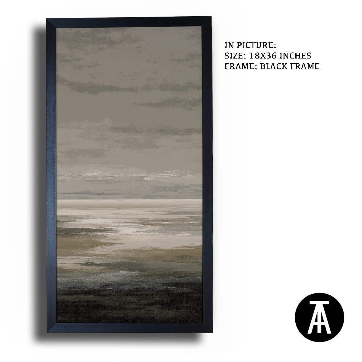 Artwork in Metal Earling Silver Frame