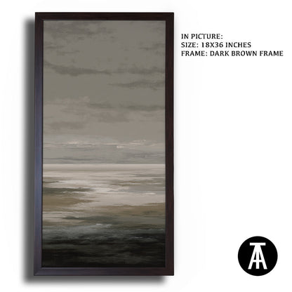 Artwork in Metal Champagne Gold Frame