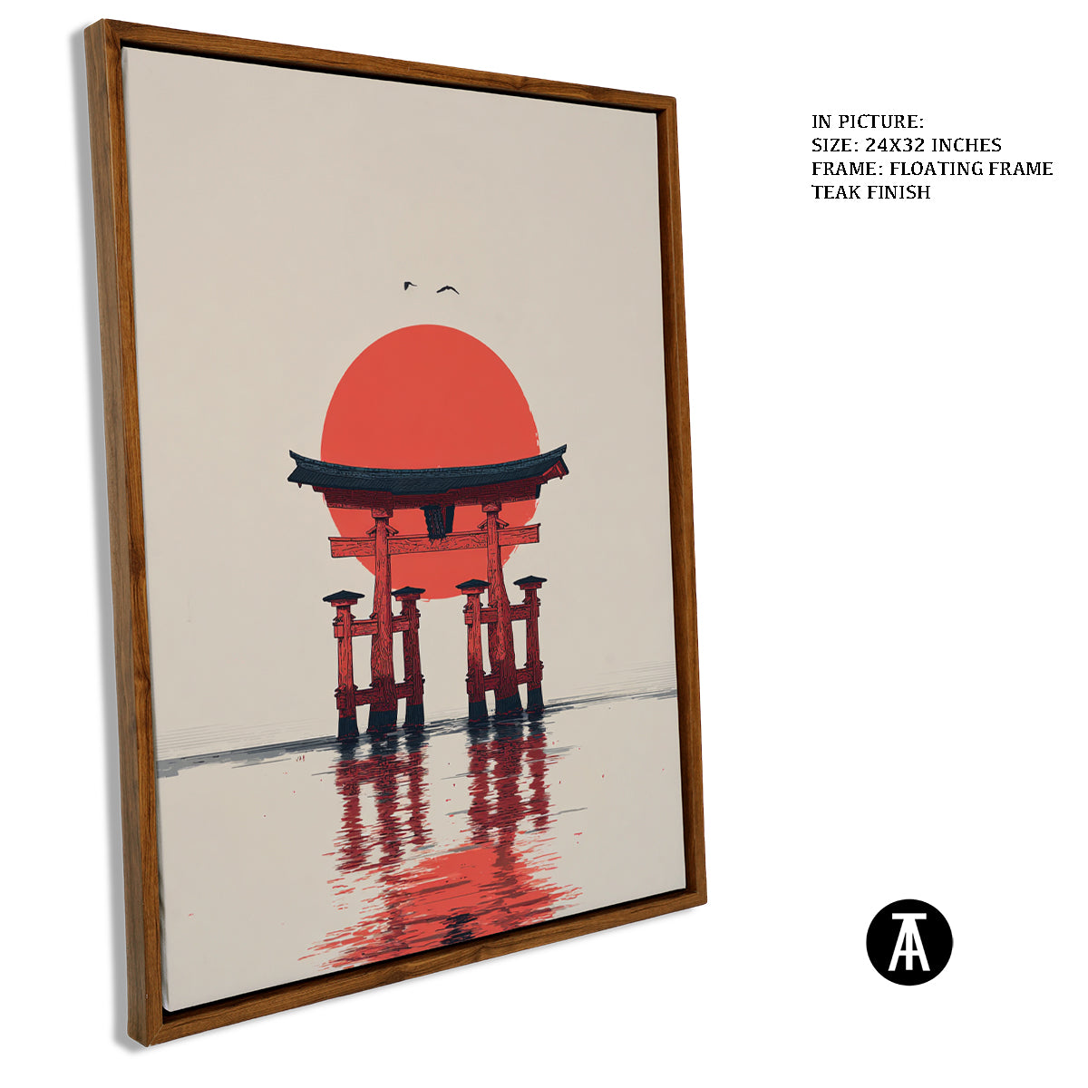 Artwork in Floating Frame