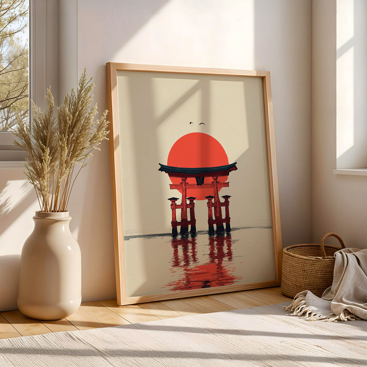 Japanese Painting in a Lifestyle Setting