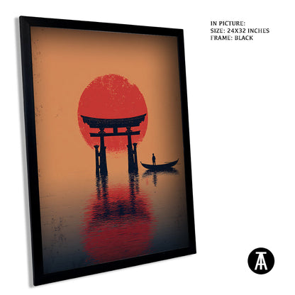 Artwork in Metal Earling Silver Frame