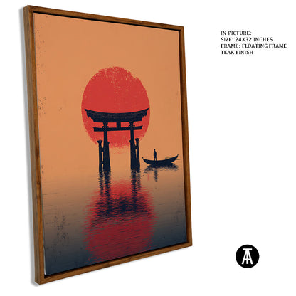 Artwork in Floating Frame