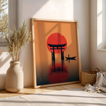 Japanese Painting in a Lifestyle Setting